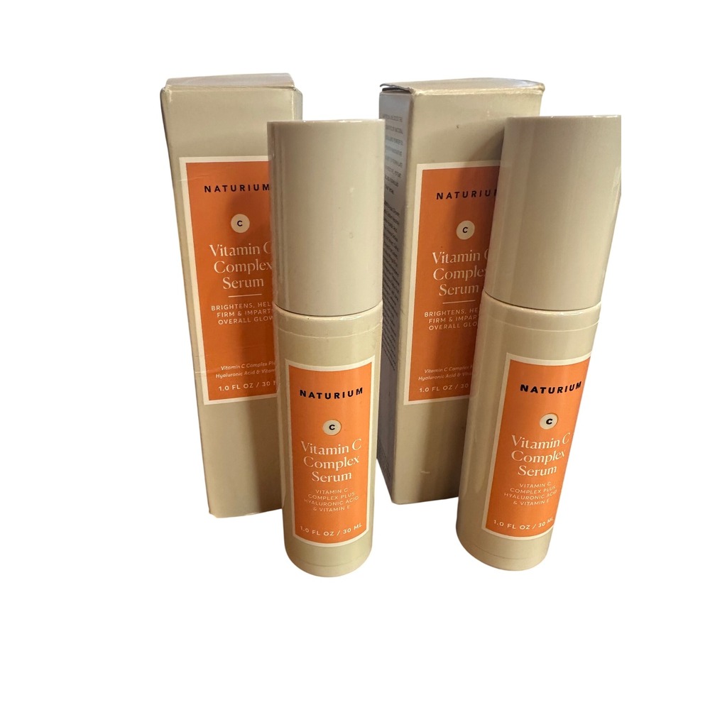 Naturium Vitamin C Complex Serum 1.0 fl oz 30ml 2 Pack Brightening Firming Glow